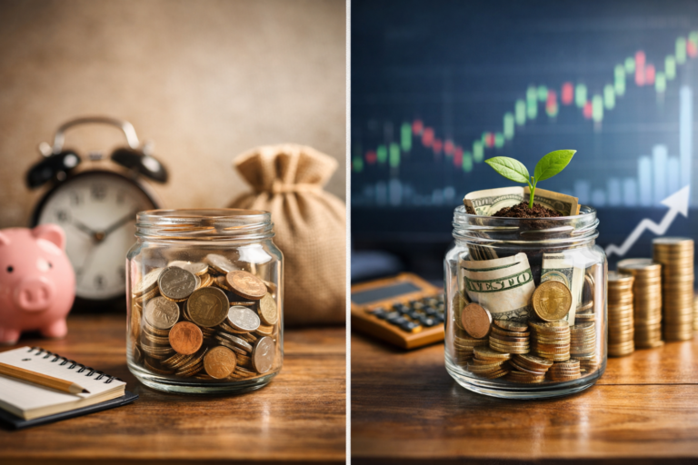 da019aed-6708-449f-bc0c-186aec20c929-768x512 Diferença Entre Poupar e Investir: Entenda Qual é Melhor Para Seus Objetivos